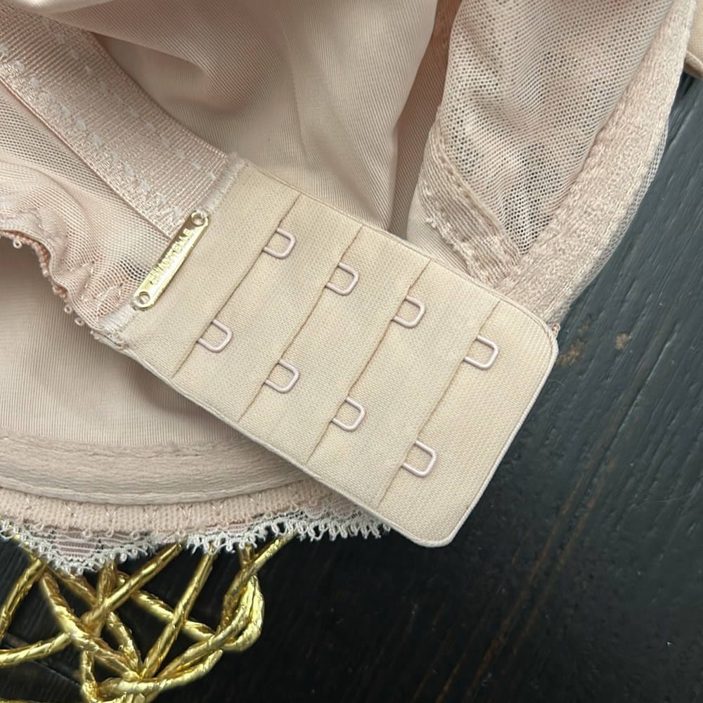 Chantelle Rive Gauche Full Coverage Unlined Bra in Nude Cappuccino.  Size 36DD - Picture 7 of 9